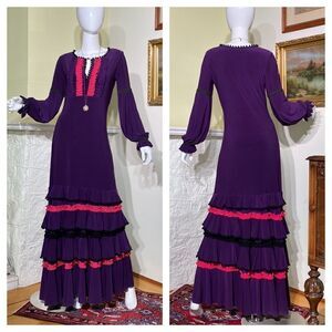 Lunares Flamenco Ruffled Dress